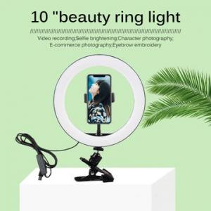 10 inch selfie ring light desktop bracket mini Clip