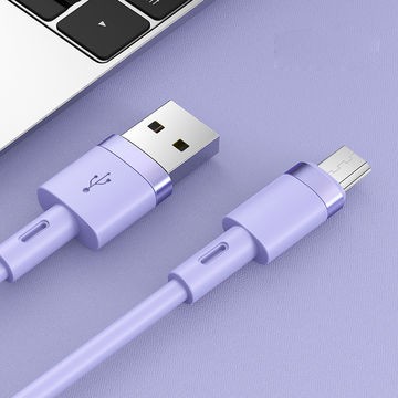 1.2M Colorful Soft Silicone Charger USB Cable 
