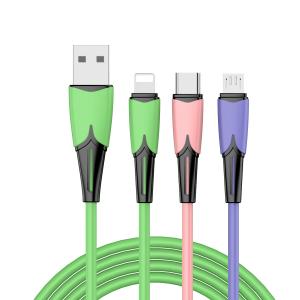 3 In 1 Usb phone charging cable
