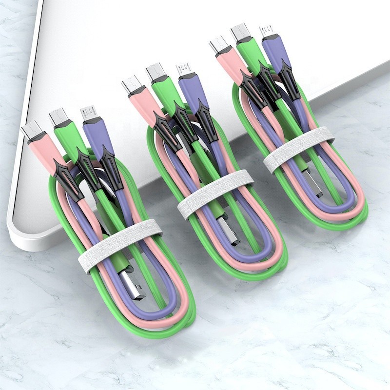 3 In 1 Usb phone charging cable