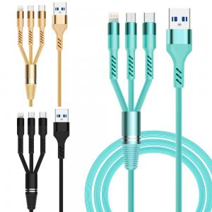 3-in-1 Mobile Phone Fast Charging Cable