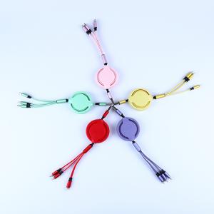 3 in 1 Multi USB Retractable Cable Charger