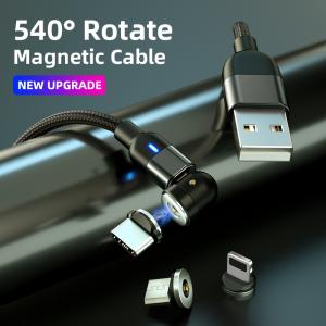 540° Rotate Magnetic Cable