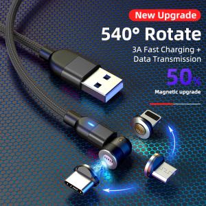 540° Rotate Magnetic Cable