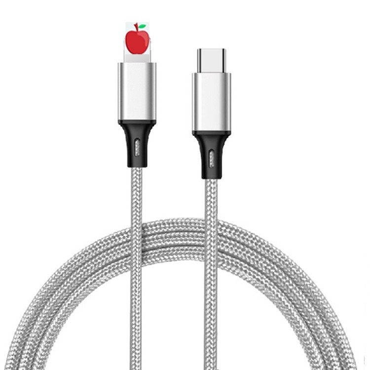 Briaded Fast Charging USB C to Lighting Cable