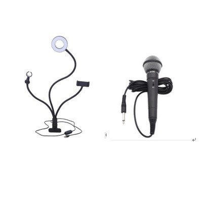  LED Ring Light with phone holder and Microphone