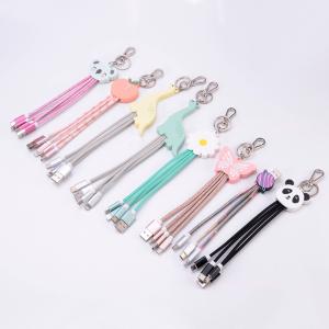 Novelty 3 in 1 USB cable with cartoon pattern