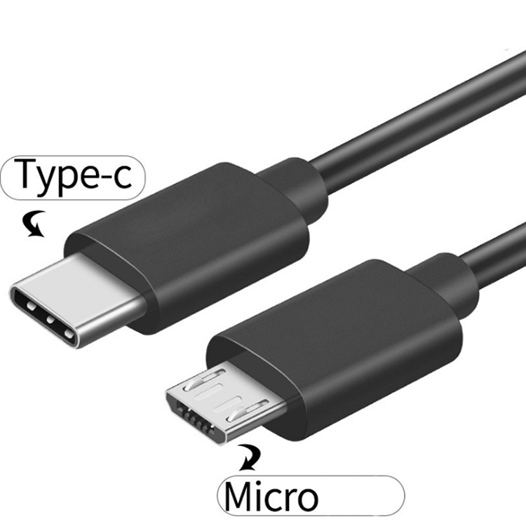 Type C To Micro Male USB Charging Cable
